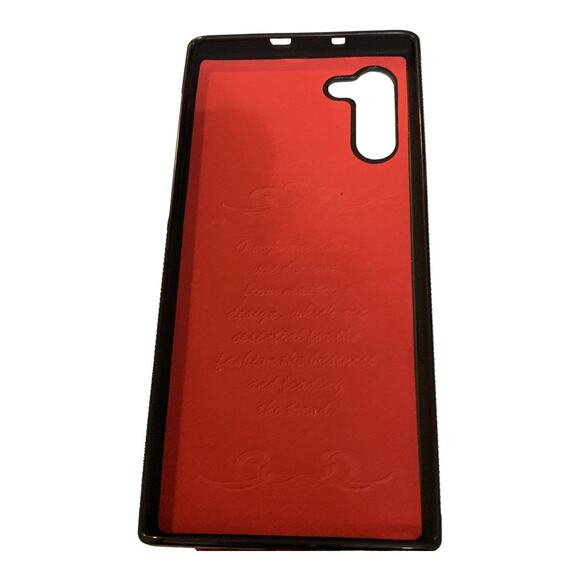 Samsung Galaxy Note 10 Wallet Phone Case Red With Strap - Picture 4 of 8